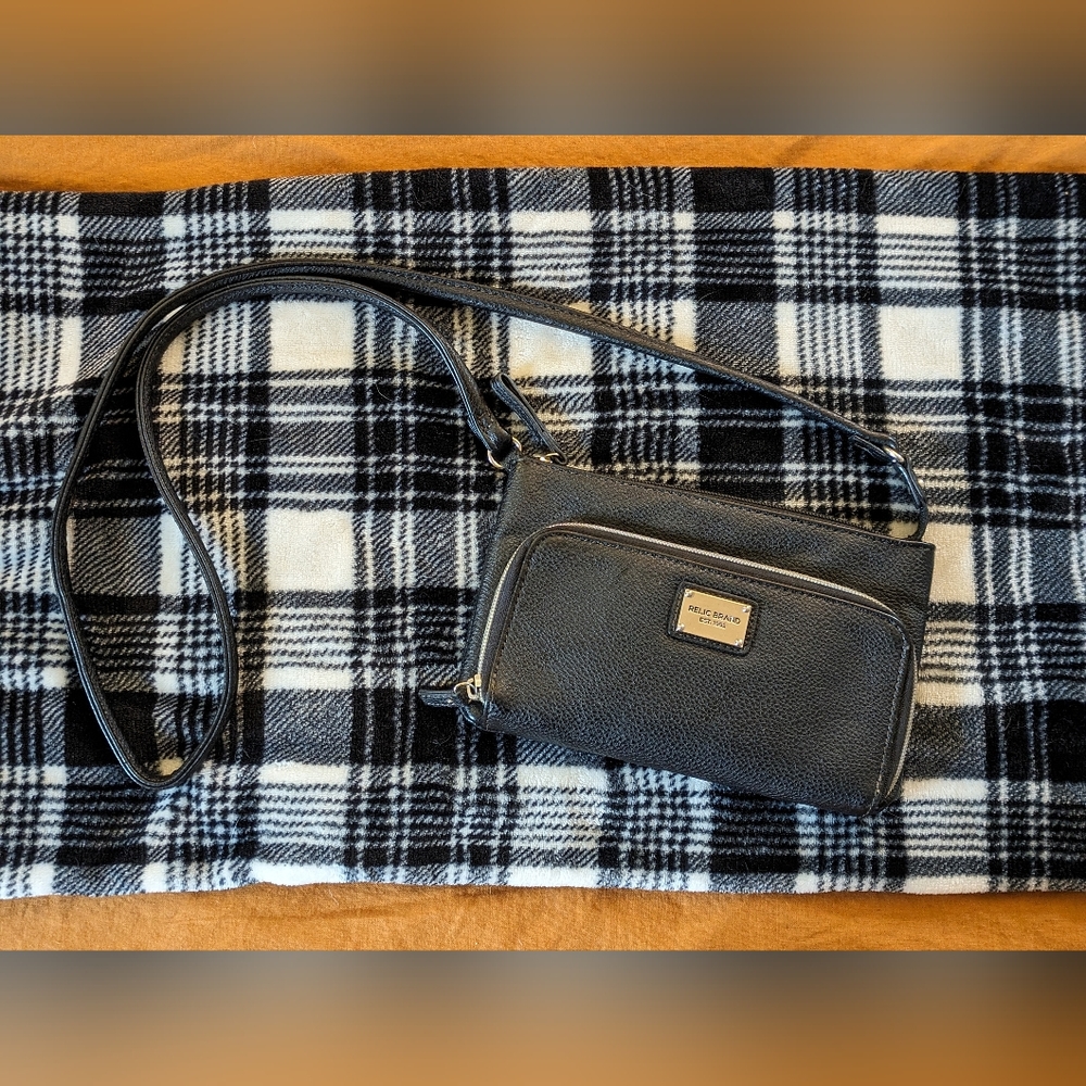 Relic Black Shoulder Clutch